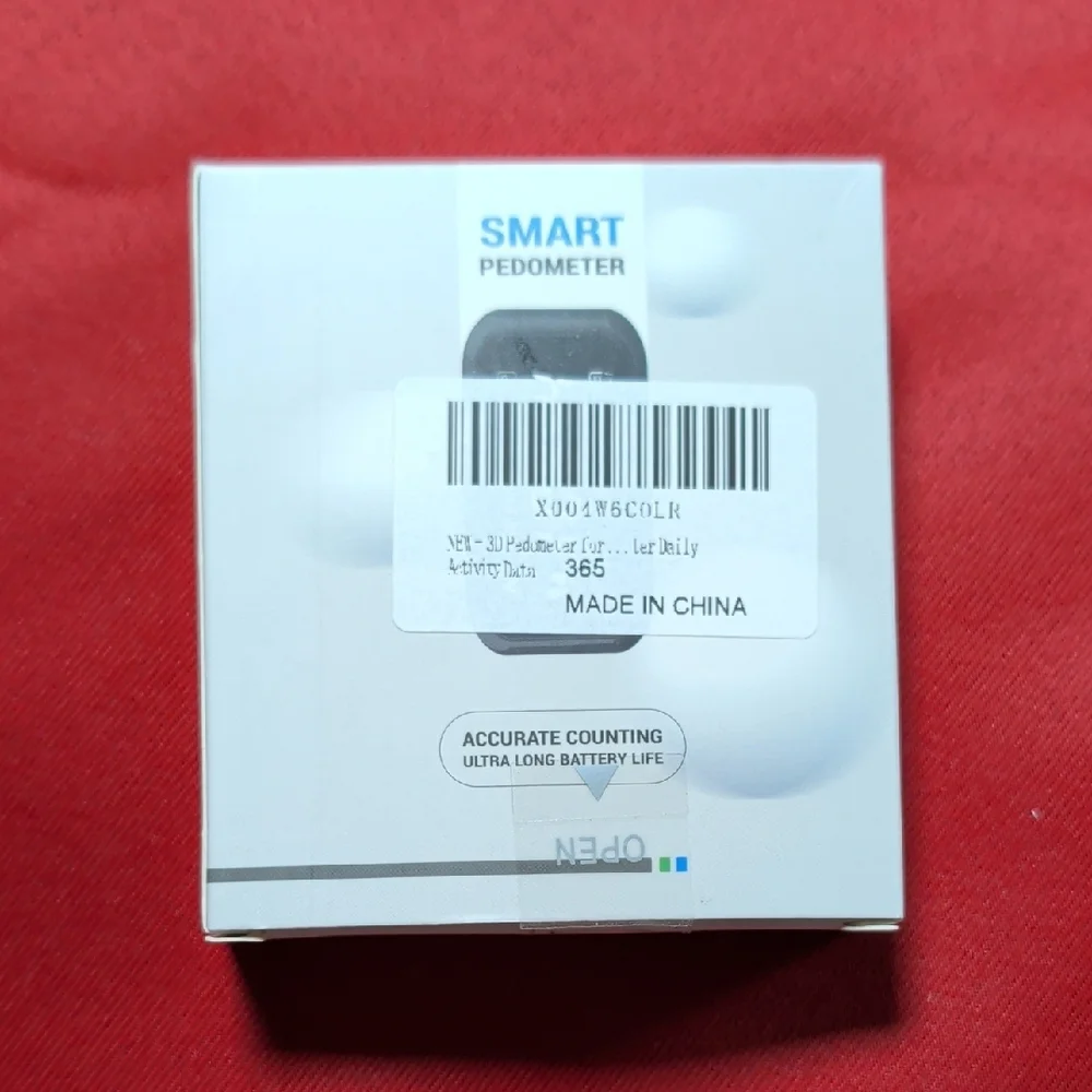 Smart Pedometer with Black Display